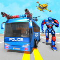 沙盒警察机器人(Police Bus Robot 2020)