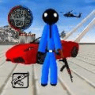 美国警察火柴人英雄（US PoliceMan Rope Hero）