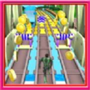 绿色地铁奔跑的蜘蛛