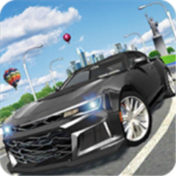 肌肉车跑车天空挑战赛