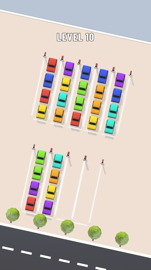 排序汽车拼图