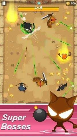 火柴人枪手地下迷宫