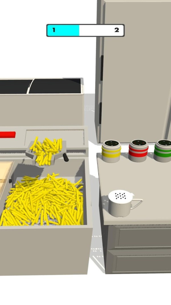 炸薯条出炉 炸薯条出炉