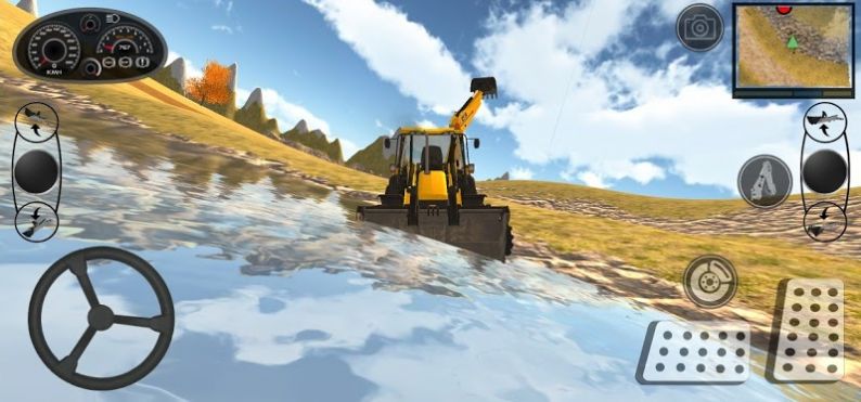 工地挖掘机施工 工地挖掘机施工