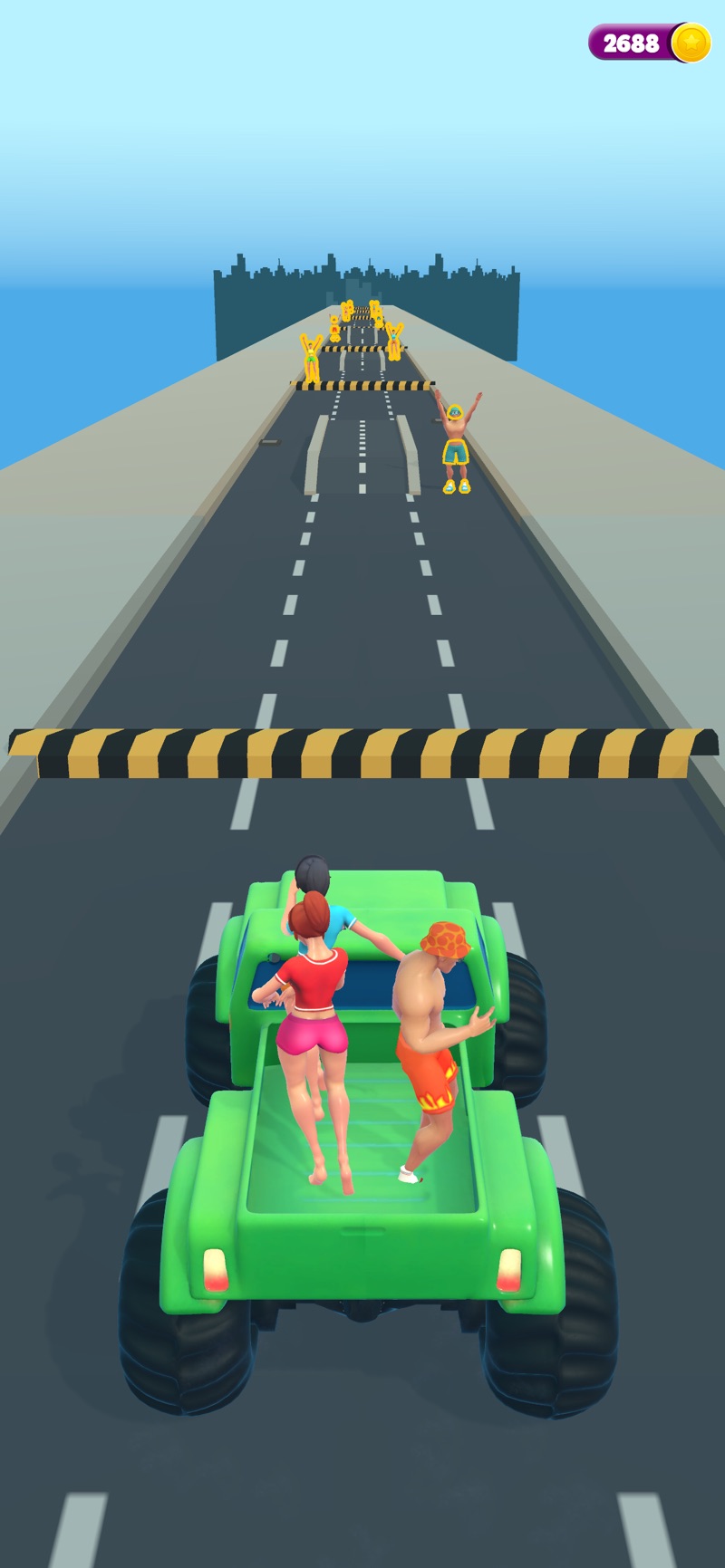 搭便车的女孩3D