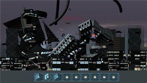 模拟灾难破坏真实城市