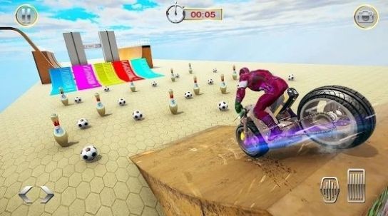 坡道摩托车竞速