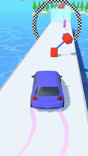 组装汽车行驶3D