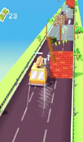 攒车奔跑