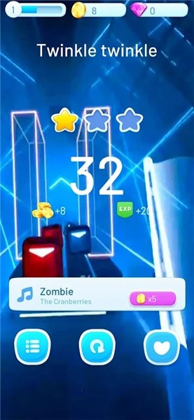 圣诞钢琴节拍刀锋3D