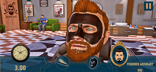 理发店剪胡子 理发店剪胡子