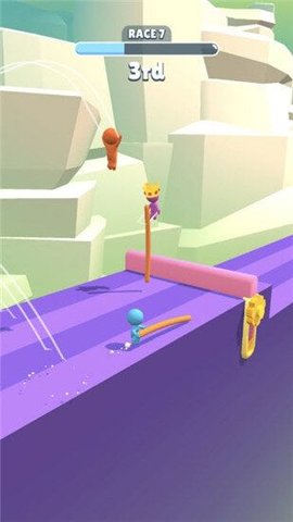 撑杆赛跑 撑杆赛跑
