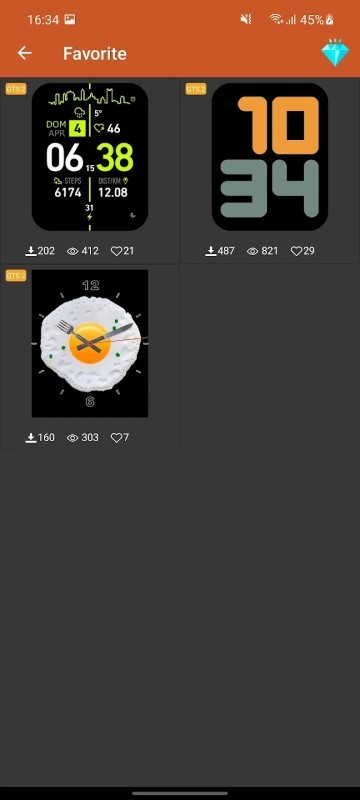 GTS 2 WF表盘主题 GTS 2 WF表盘主题