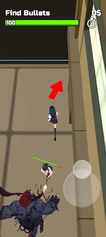 动漫女孩大战僵尸