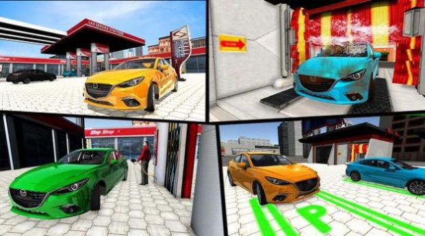 服务站汽车停车 服务站汽车停车