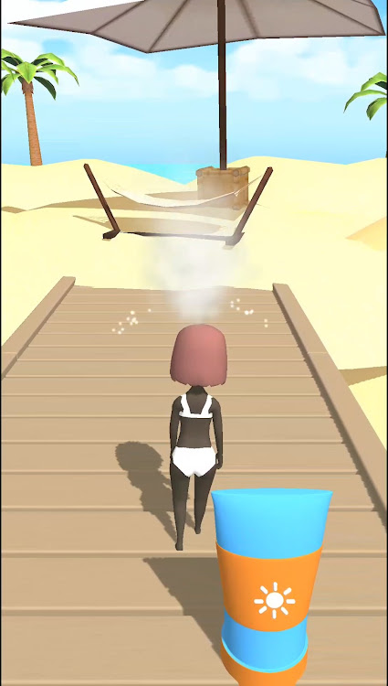 晒黑跑步 晒黑跑步