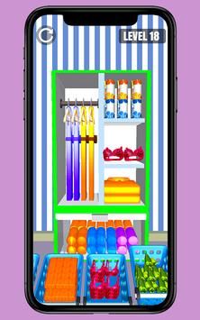 衣柜组织填充排序3D 衣柜组织填充排序3D