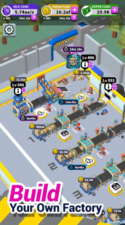 空闲超级工厂无限金币版