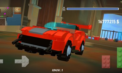 迷你积木车大碰撞