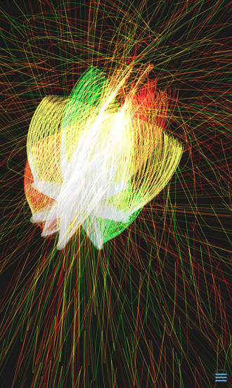 魔幻粒子极光星空