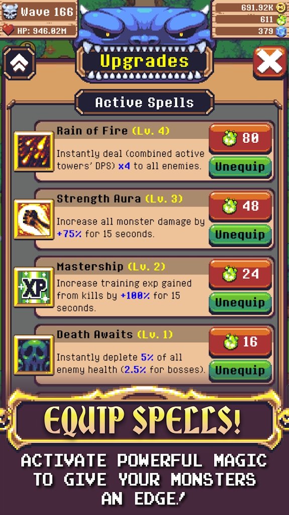 史诗怪兽塔防内置菜单