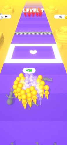 人群数量增长跑 人群数量增长跑