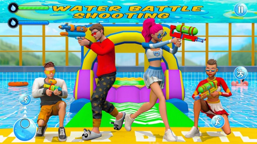 水上乐园玩具枪战3D