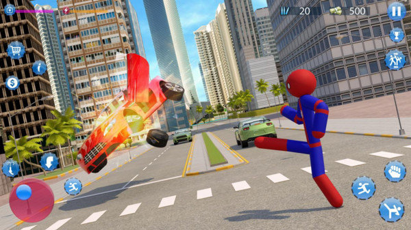 火柴蜘蛛英雄无限金币钻石版