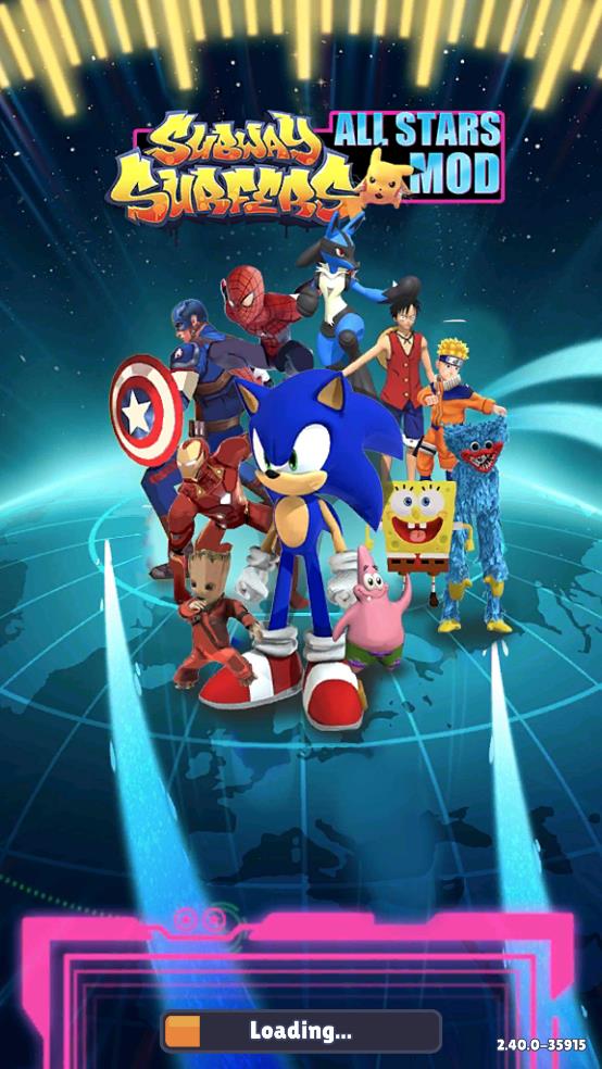 地铁跑酷全明星模组无限金币版