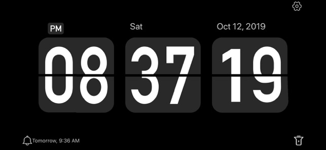 翻页时钟全屏数字显示