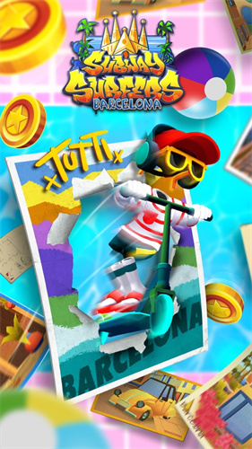 地铁跑酷巴塞罗那内置菜单版