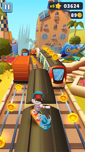 地铁跑酷巴塞罗那内置菜单版