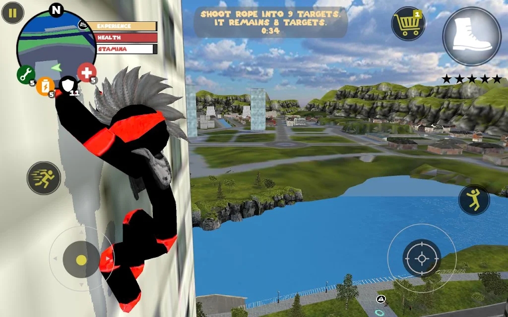 stickmanropehero内置菜单版