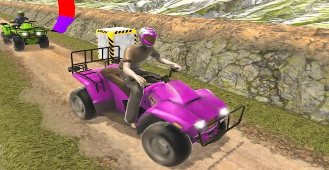 山地四轮摩托车赛