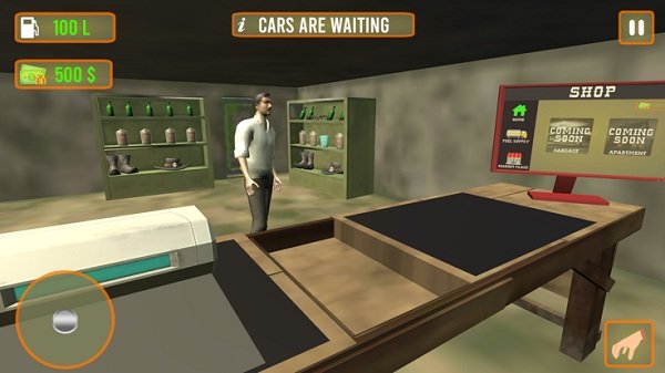 空闲加油站模拟器