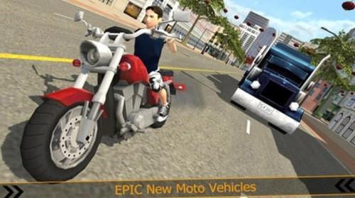 愤怒的城市摩托赛车手