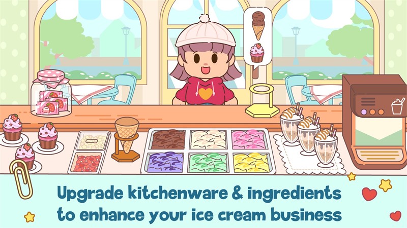 冰淇淋咖啡馆无限金币版