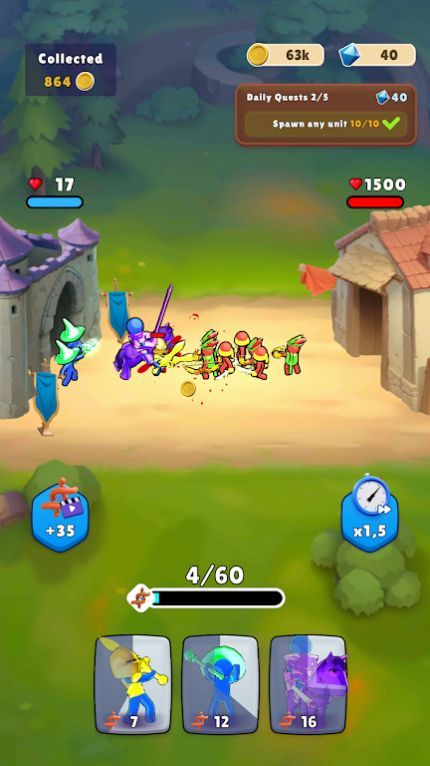 放置士兵消灭一切的敌人 放置士兵消灭一切的敌人